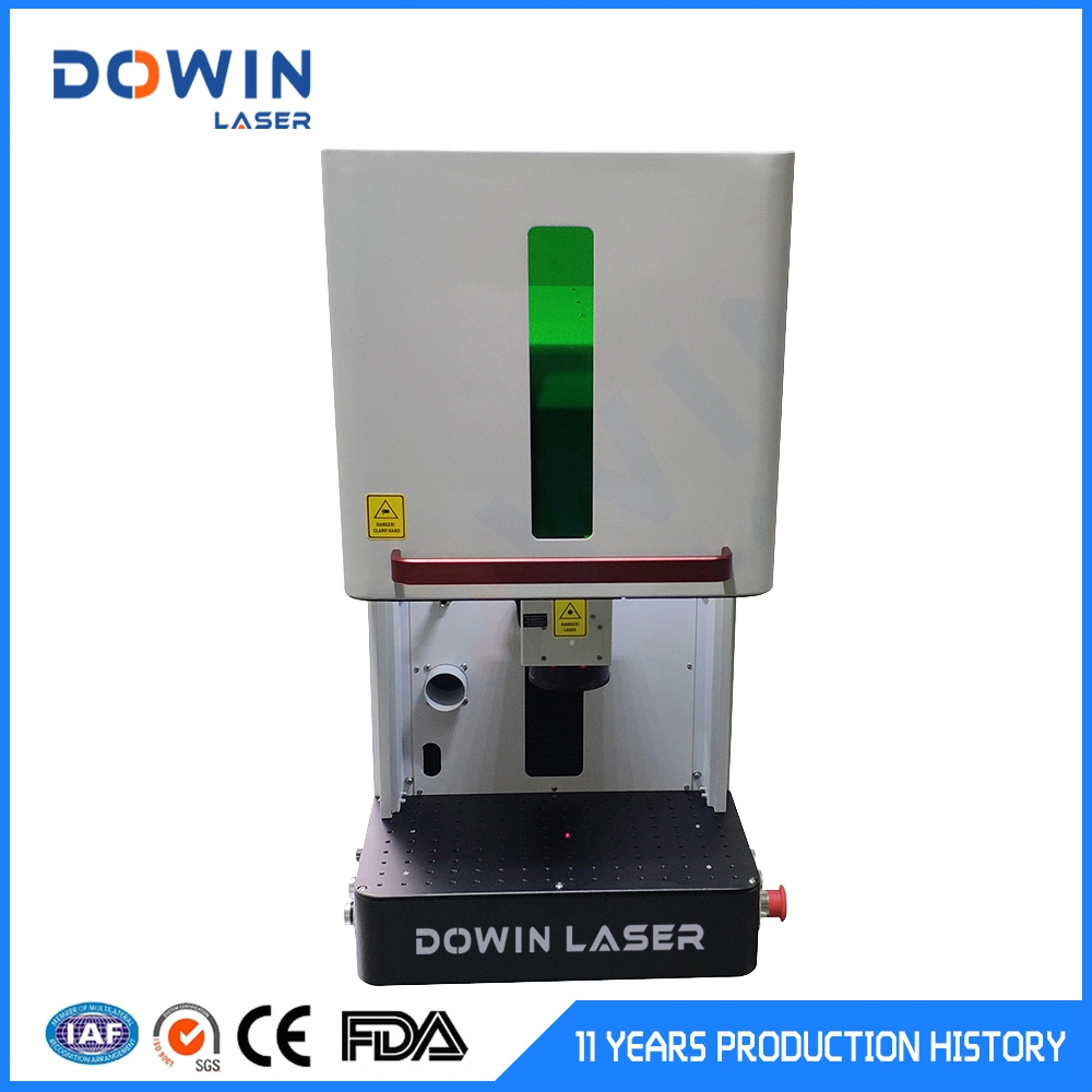 Enclosed Portable Fiber Closed Laser Marking Machine for Whisky Vodka Jug Laser Engraving Marking