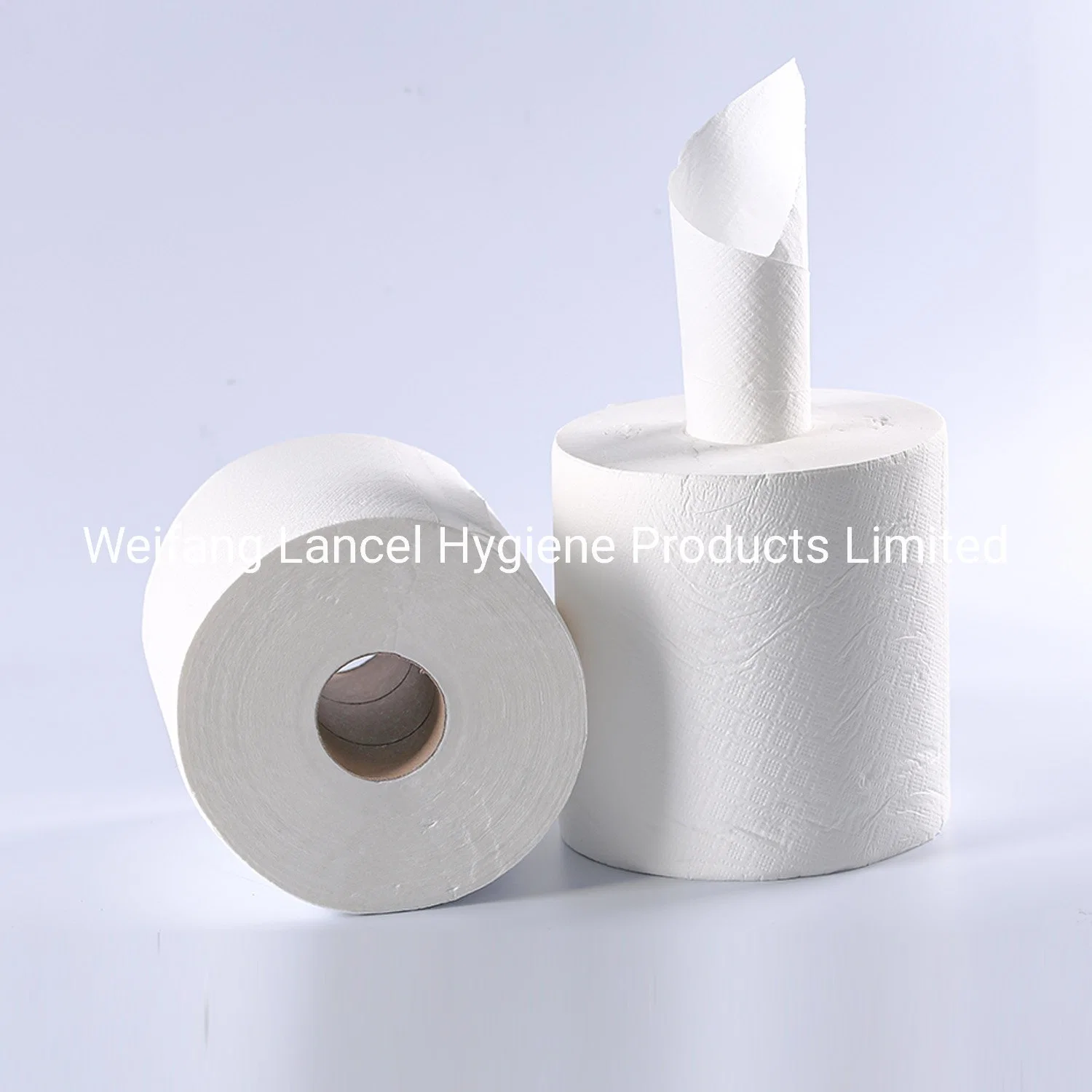 100% Virgin Wood Zellstoff Zellulose Laminiert Zentrum Pull Roll Papier Handtuch