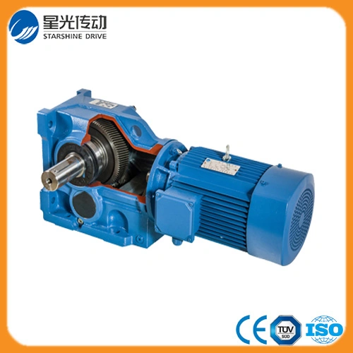 Right-Angle Helical Bevel Gearbox Speed Change Device for Crane