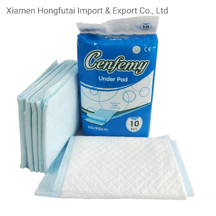 Disposable 60X90 60X60 60X45 Absorbent Changing Mat Under Pads