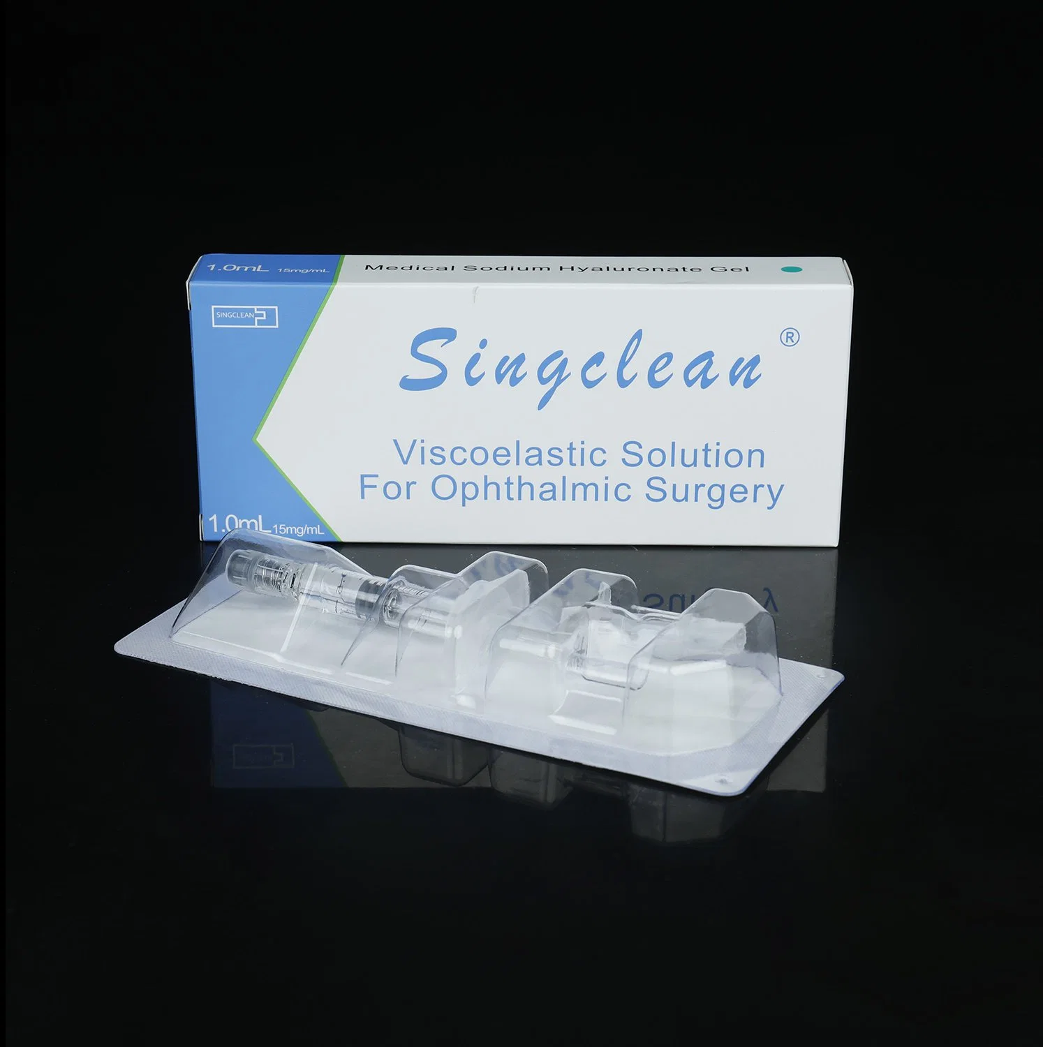 Fabrication Singclean 1ml, 2ml seringue, Bd de la marque en blister Solution Viscolastic la rétine de la chirurgie pour adulte