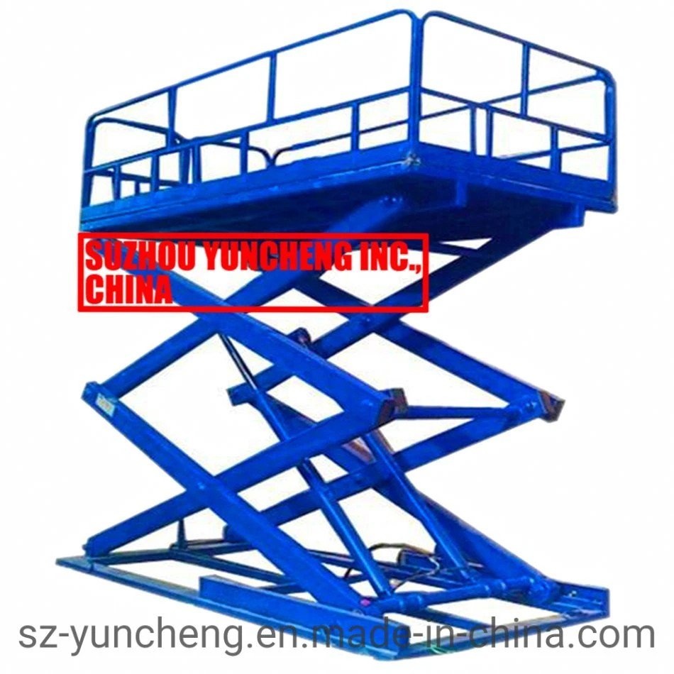 High Quality Fixed Type Hydraulic Freight Elevator with Scissors Type Mechanical Structure, Good Price Hydraulic Cargo Elevator with Huge Carrying Capacity