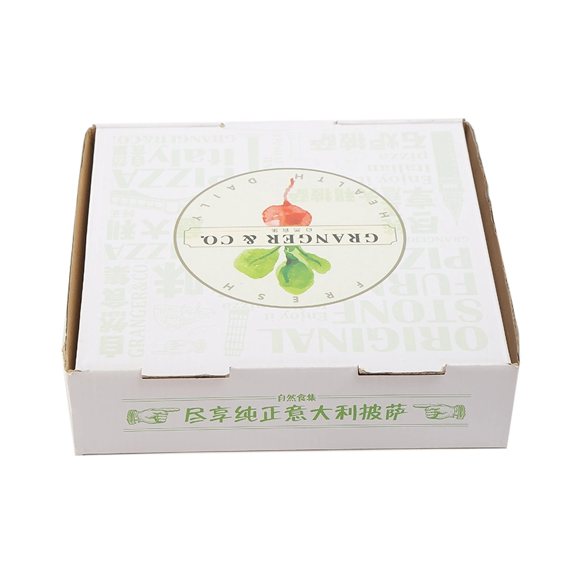 9 Inch Carton Supplier Custom Design Printed Packing Pizza Boxes with Logo