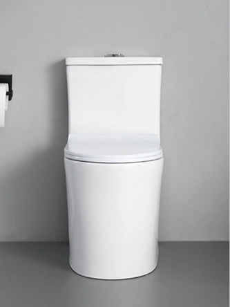 Hot-Selling Apartamento pequeño muro de corta distancia asiento del inodoro lavabo de cerámica de color blanco funda de asiento con PP o UF FUNDA ASIENTO