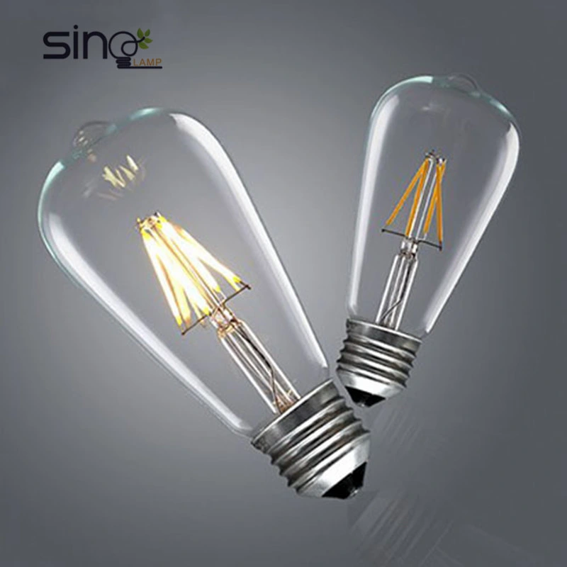 Dimmable St6 12W Vintage LED Edison Bulbs Filament Light Bulb