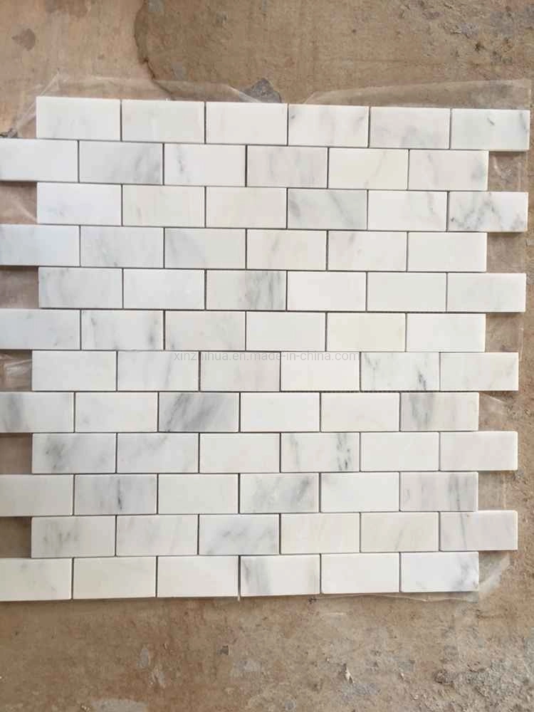 White Cararra Mosaic for Kitchen/Bathroom Decoration/Wall Tile Hexagon Marble