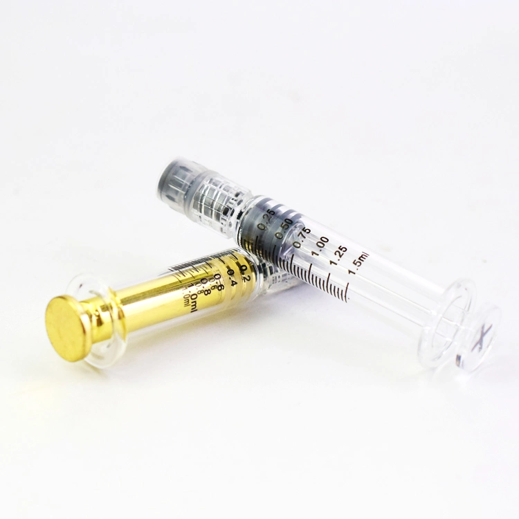Disposable Prefilled Luer Lock Oil Packaging Glass Syringe 1 Ml Glass Syringes