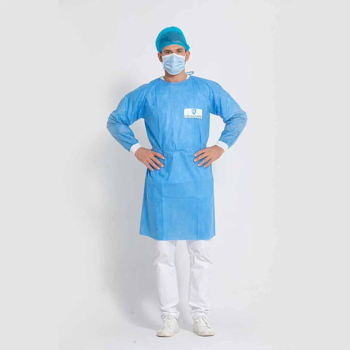 Nonwoven desechables de alta calidad (Bfe Ce95 Bfe99 ISO 13485) 3ply quirúrgica del Hospital de Productos Médicos cirujano dental