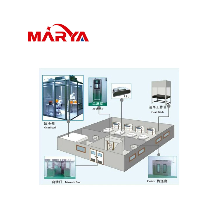 Marya Stainless Steel Sandwich Panel Hospital Operating Cleanrooms in Pharmaceutical Industry