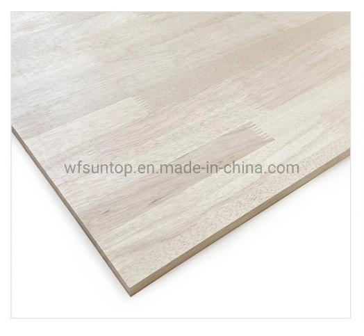 Hot Sale 18mm Decorative Laminated Board Rubber Wood Finger Jointed Panel