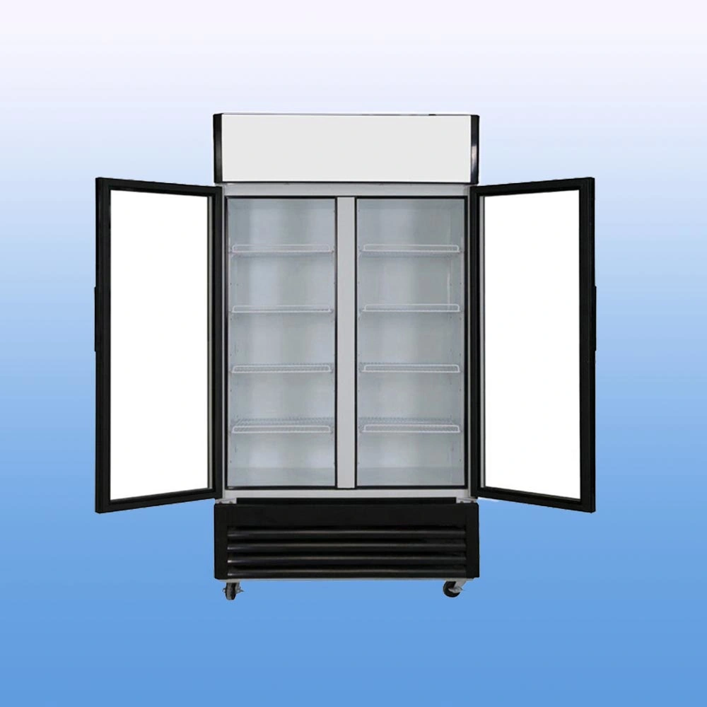 Bar Commercial Upright Drinks Display Fridges Pepsi Glass Door Beverage Freezer Showcase 600L Fan Cooling Chiller Display