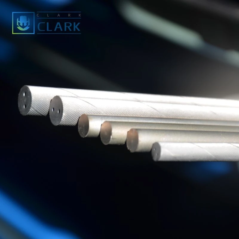 All Dimensions Tungsten Bars with 2 Helical Coolant Channels Bright/Unpolished Appearance