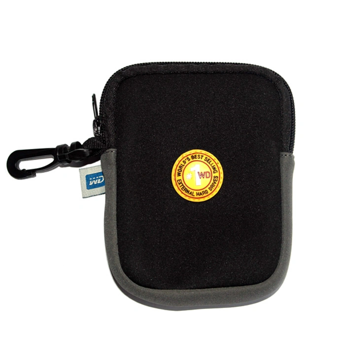 Custom Neoprene HDD Case Pouch Electronic USB Cable Storage Bag