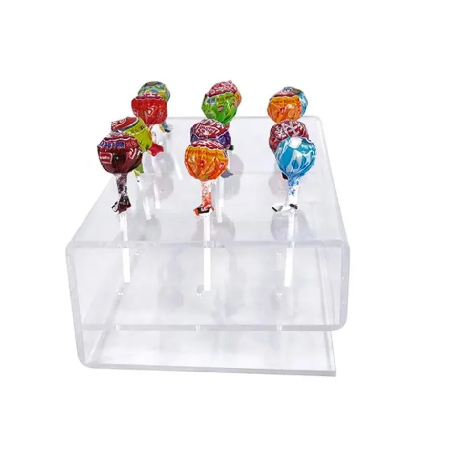 Display Clear Custom Acrylic Lollipop Holder for Retail Store