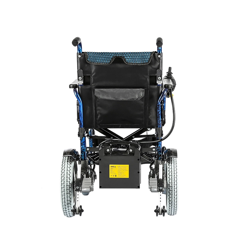 Competitive Price and New Design for Topmedi Humanized Design Lightweight Disabled Foldable Power Electric Wheelchair