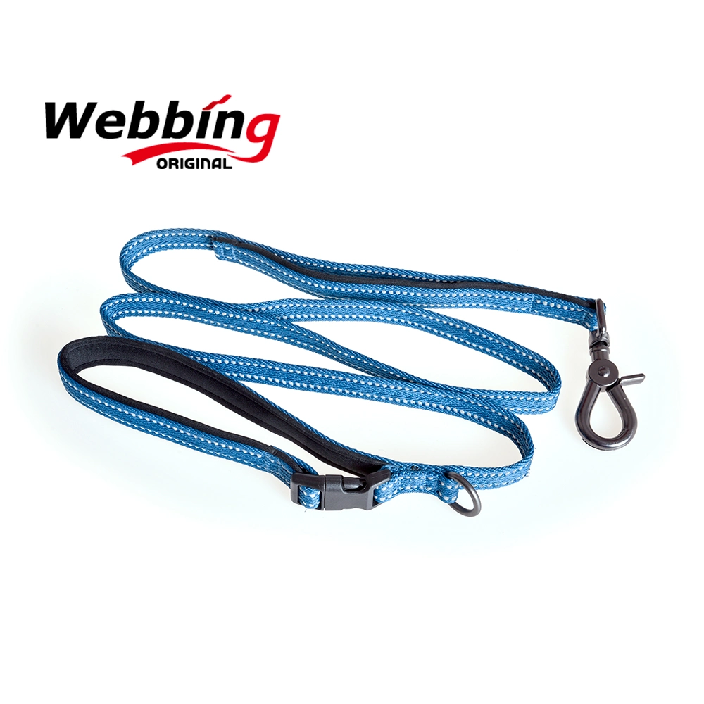 Original Webbing High quality/High cost performance -Assured Custom Pet Leash Bite Proof Stainless Buckle Dog Collar Leash & Collar for All Size Dog