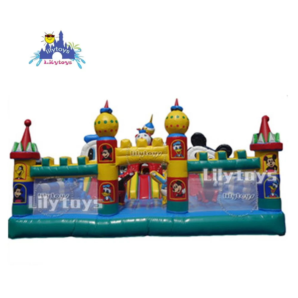 Amusement Park Indoor Playground Equipment Commercial Used Safe Inflatable Castle