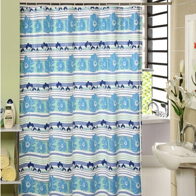 EVA Printed Custom Shower Curtain