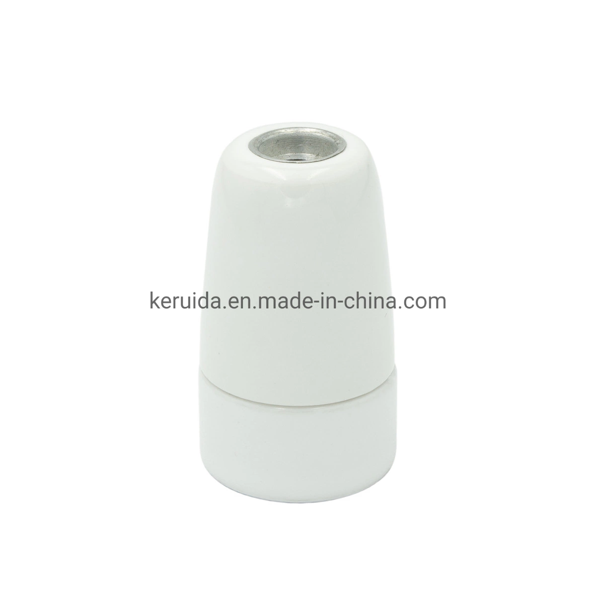 Yellow Porcelain E14 Light Holder