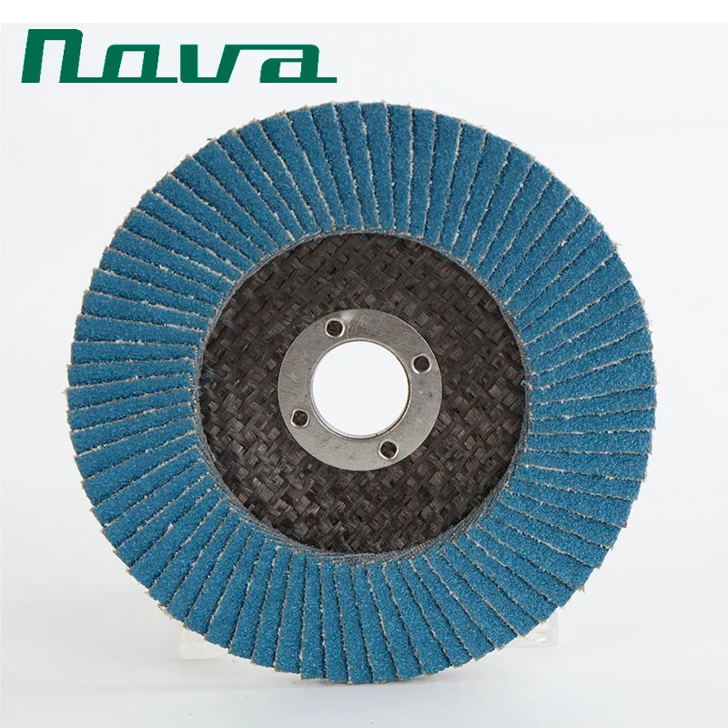 Zirconium Aluminium Abrasive Polishing Flap Grinding Wheel Disc