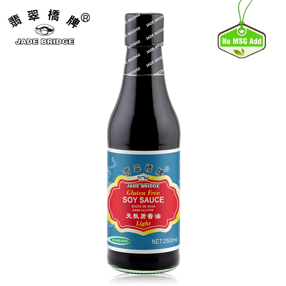 Chinesische Premium-Gewürze Hersteller Authentic Taste 150 Ml Flasche Jade Bridge No Msg Light Sojasoße