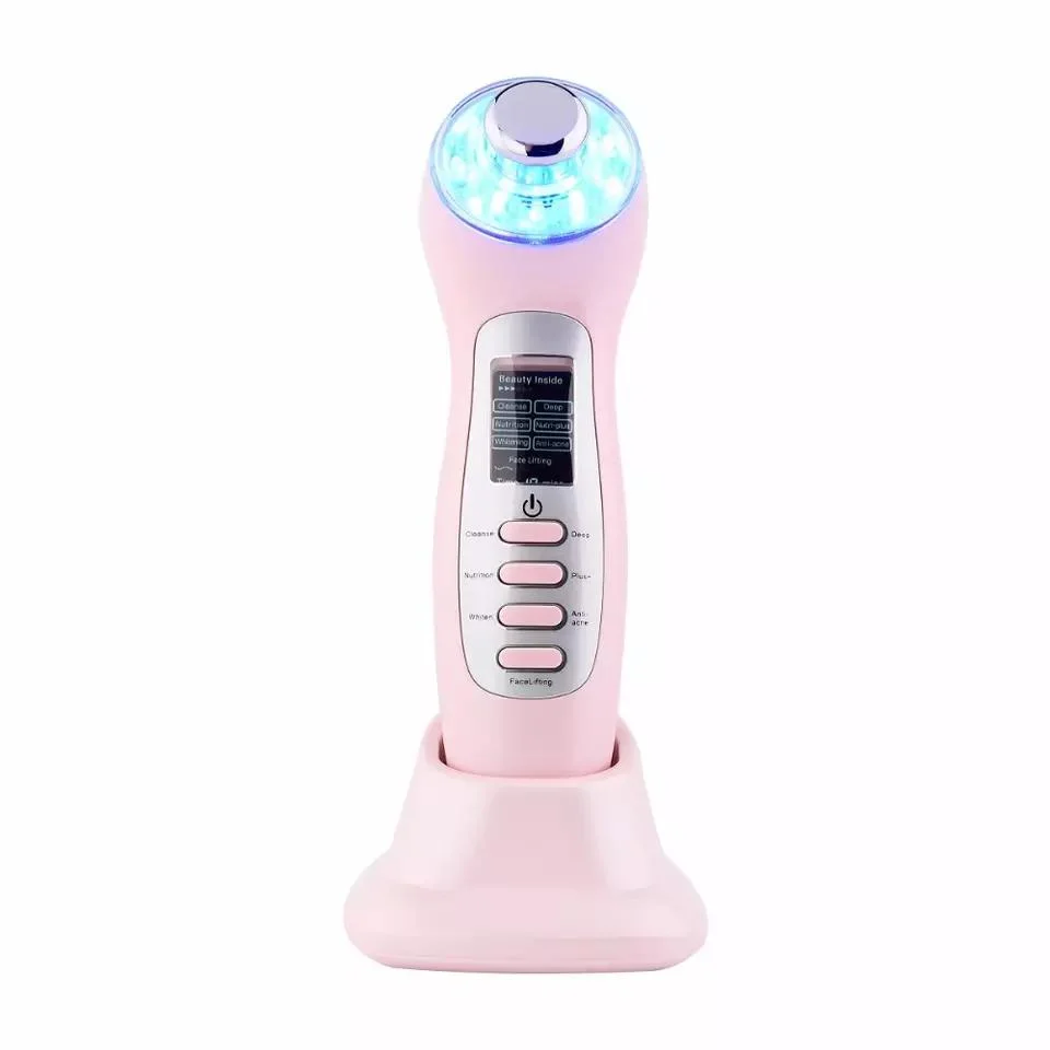 Skin Care Tool RF EMS Facial Massage Ultrasonic EMS Face Lift Skin Tightening Vibrating Massager