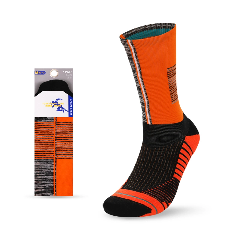 Cotton Marathon Hiking Sock Adult High Colored Nylon Running Cycling Sport Compression Socks