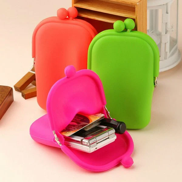 Silicone Coin Holder, Makeup Bag, Silicone Coin Pouch Creative