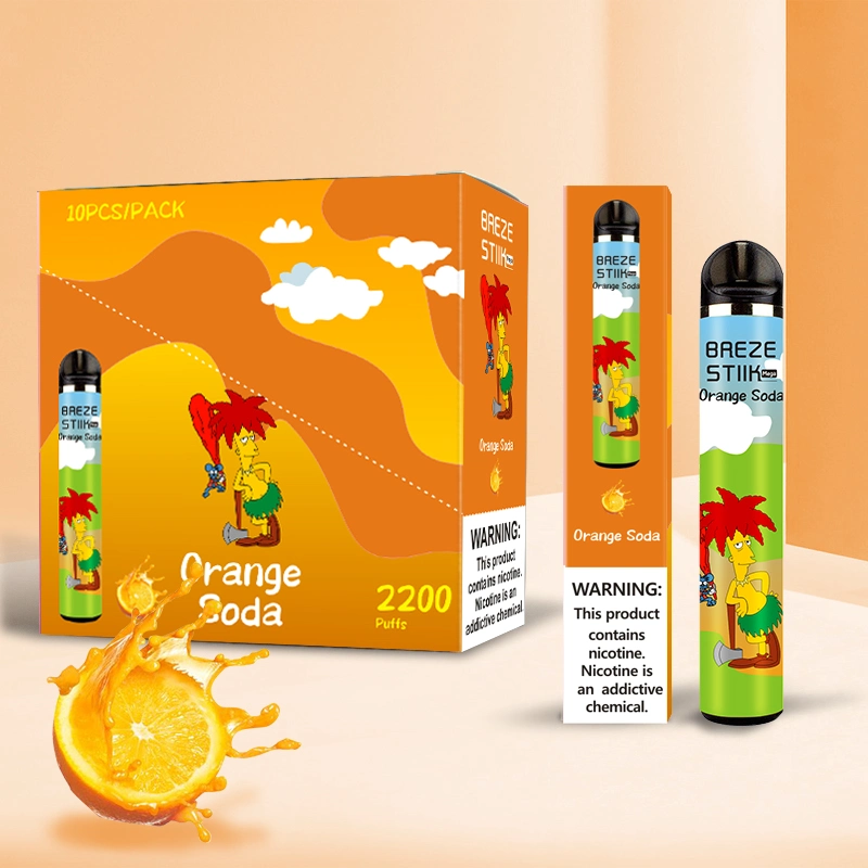 Fruit Flavor 2% Nicotine Salts 2000 Puff Breze Stiik Mega Vapor Pen Puff Plus