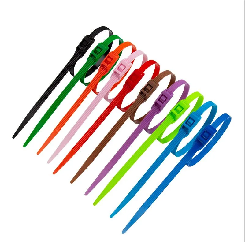 High quality/High cost performance Adjustable Naughty Fort Nylon Cable Tie Size 7.5*350mm, Self-Locking Plastic Zip Tie for Children Entertainments Using