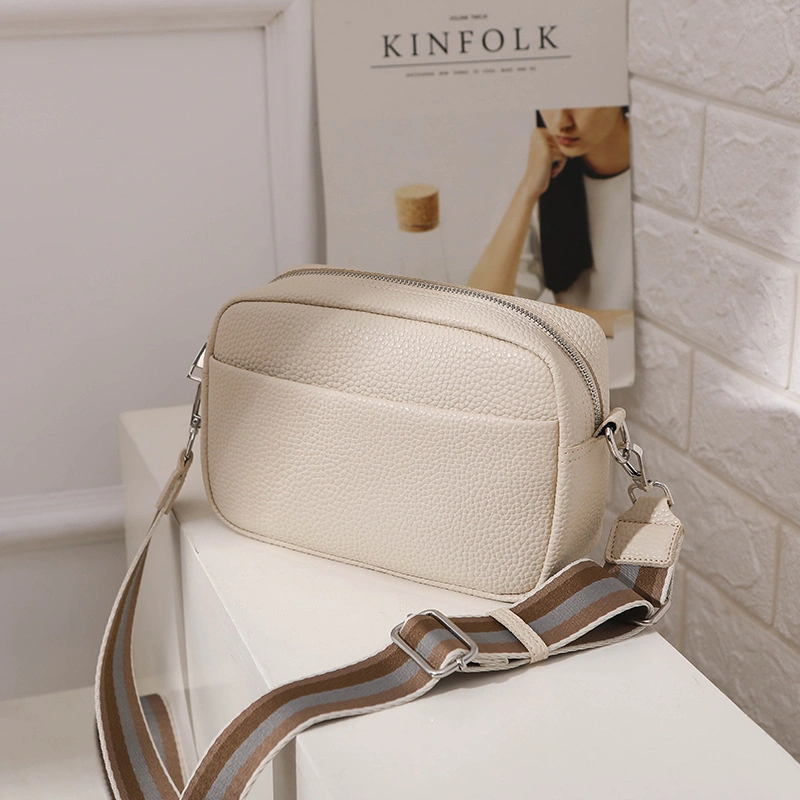 Foreign Trade Solid Color PU Cross-Body Bag Women's Small Bag