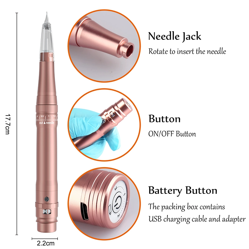 Ybeauty Rotary Pmu Kit Microblading Permanent Makeup Machine for Eyebrow