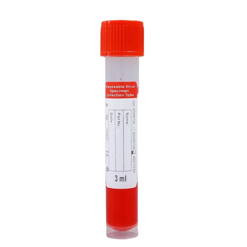 Disposable Sample Collection Tube Viral Transprot Medium Vtm