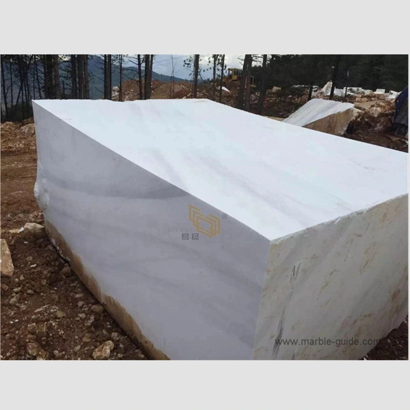 Natural Volakas White Marble for Kitchen Island/Countertop/Staircase Hotel Engineered Projects