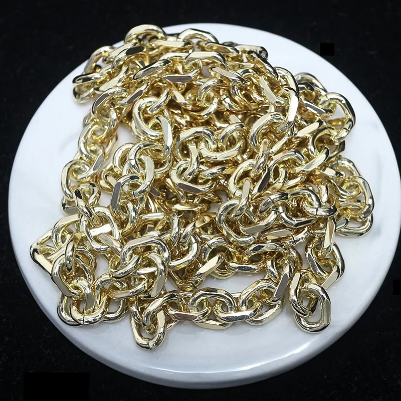 Professional Manufacture Aluminum Link Chain for Clothing Tl21054