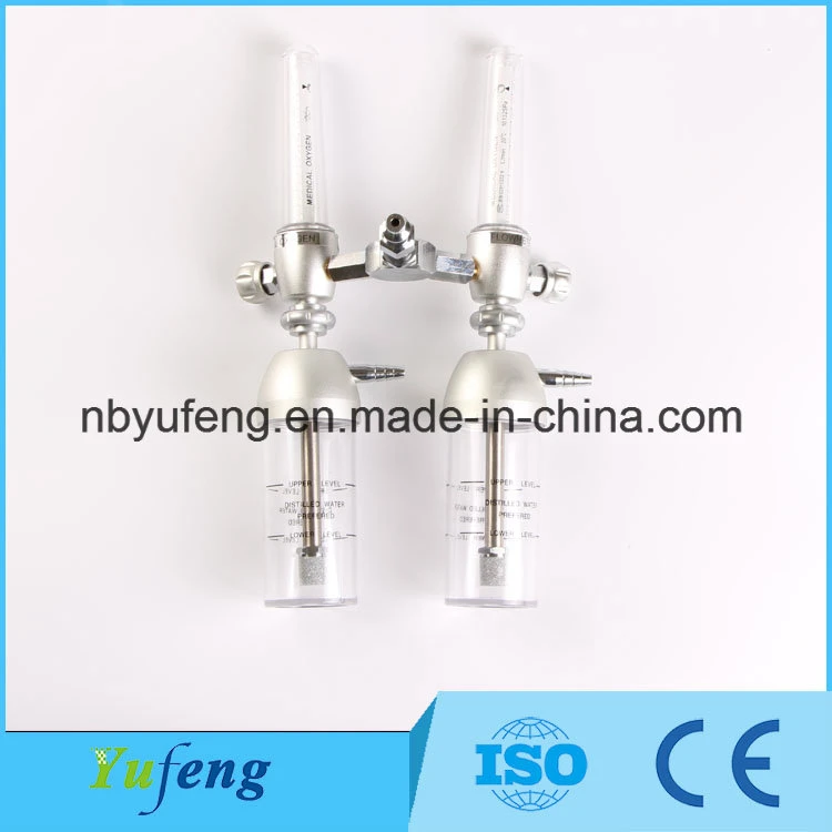 Yyf-05D1/2 Yf série d'oxygène thérapeutique débitmètre/inhalateur avec humidificateur Hospital Medical Débitmètre d'oxygène fabriqués en Chine