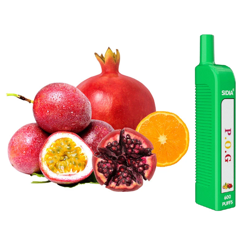 Highlight Sidiamini 600 Puffs 1.6 Ohm Disposable/Chargeable Vape of Passionfruit Mandarin Guava