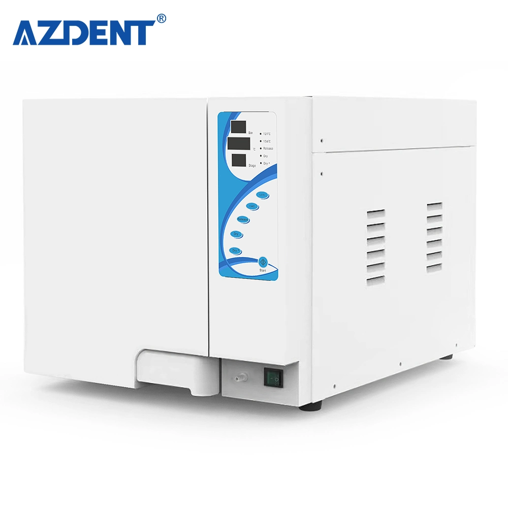 Esterilizador a vapor automático de autoclave Azdent esterilización médica 6,1 Gal