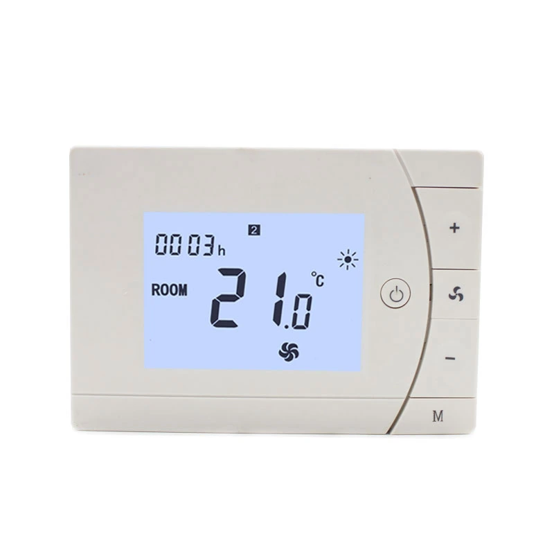 Surface-Mounted 3 Speed Fan Coil Air Conditioner Smart Manual Control Thermostat