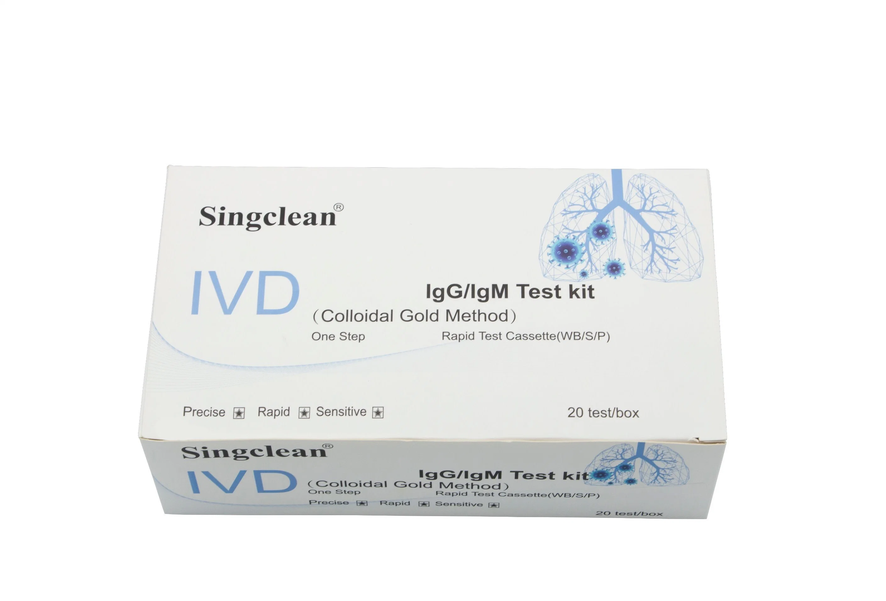 Kit de prueba de anticuerpos IgG/IgM Singclean con aprobación CE