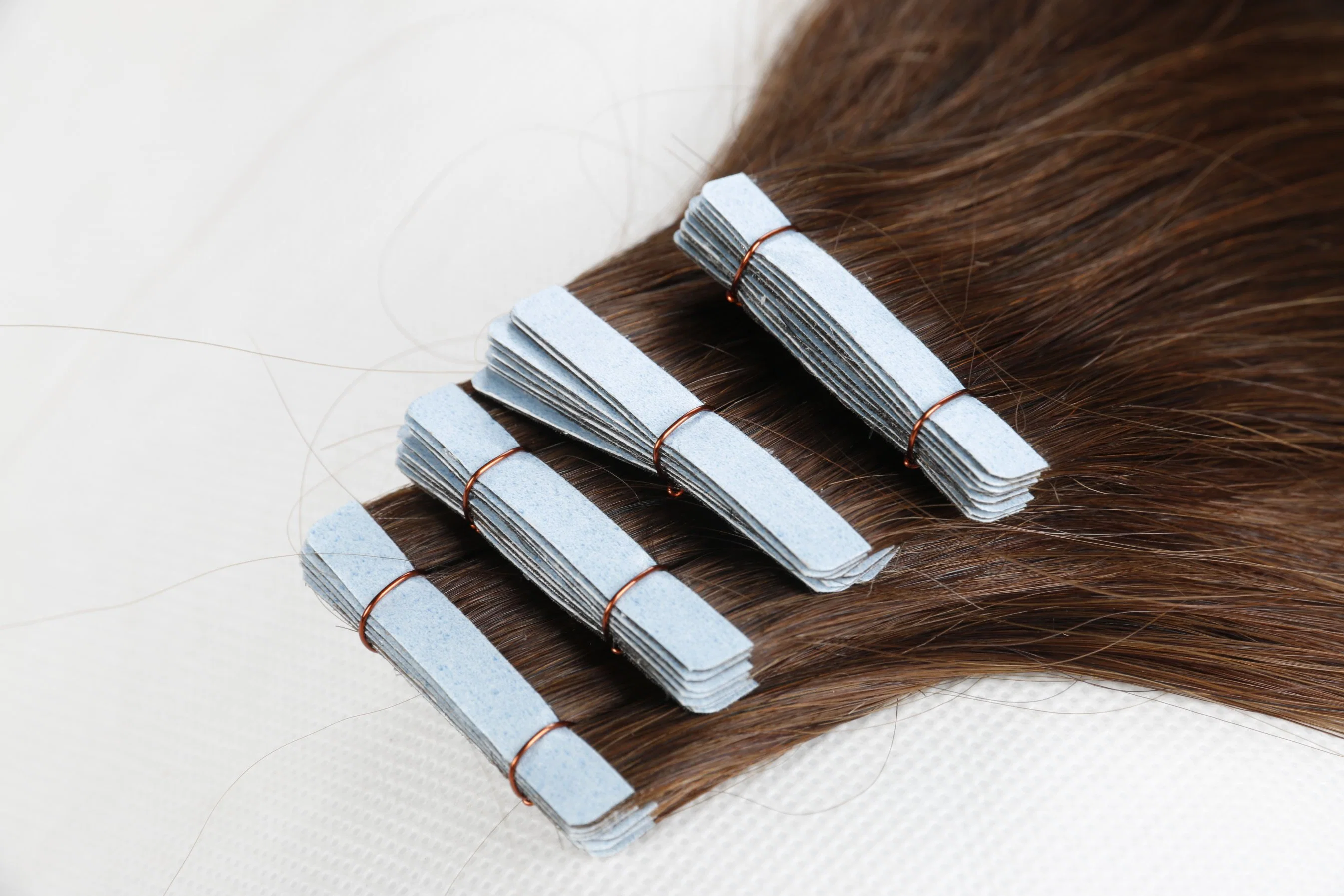 High quality/High cost performance PU Skin Weft Hair Extensions 100% Human Hair