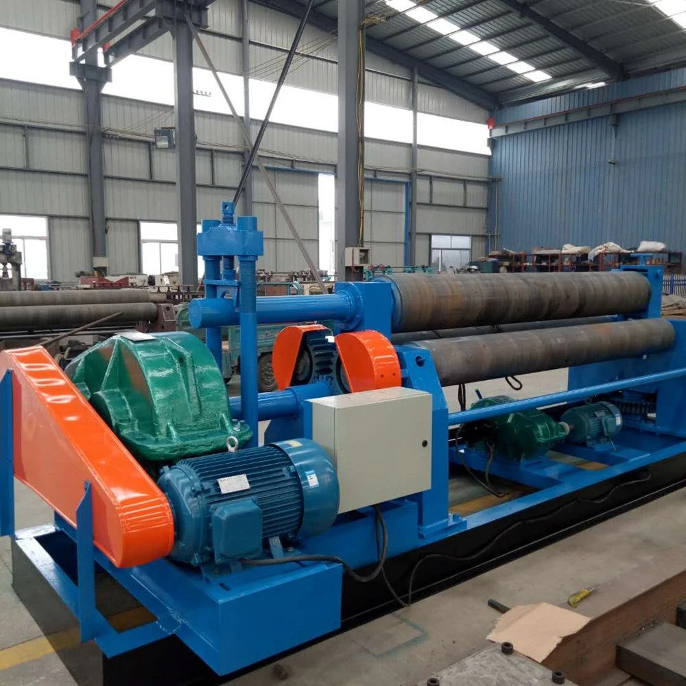 4rollers Heavy Pressure Vessels 420MPa Plate Roll Bending Machine