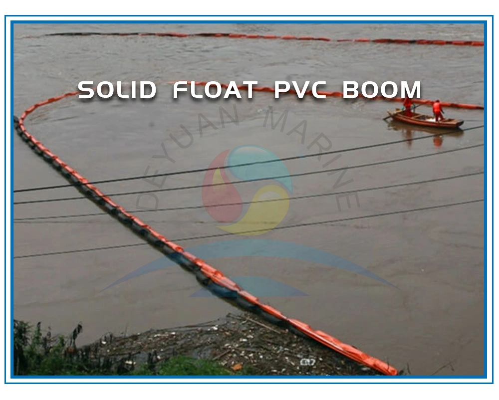 O PVC flutuante sólido para Marine da barra de contenção de óleo