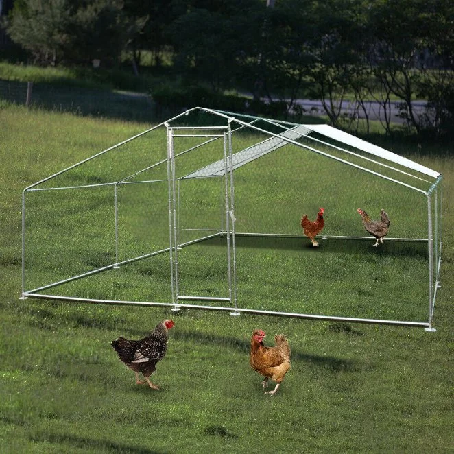 Factory Sale Large Metal Outdoor Chicken Run Coop Chicken House Cage