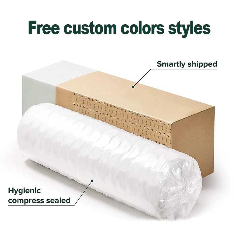 Amazon Hot Sale China Wholesale/Supplier High quality/High cost performance Bed Queen King Size Spring Natural Latex Mattress Bed Mattresses in a Box