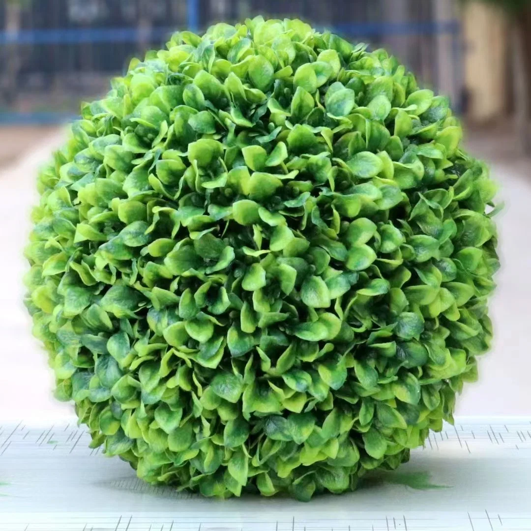 Customize Simulation Plastic Topiary Bonsai Plant Artificial Grass Ball for Home Indoor and Outdoor Decoration