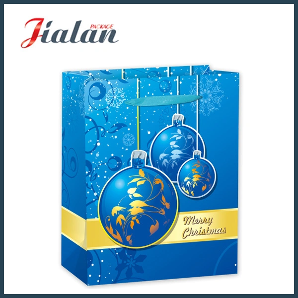 Cheap Promotion Christmas Gift Packaging Paper Shopping Bags