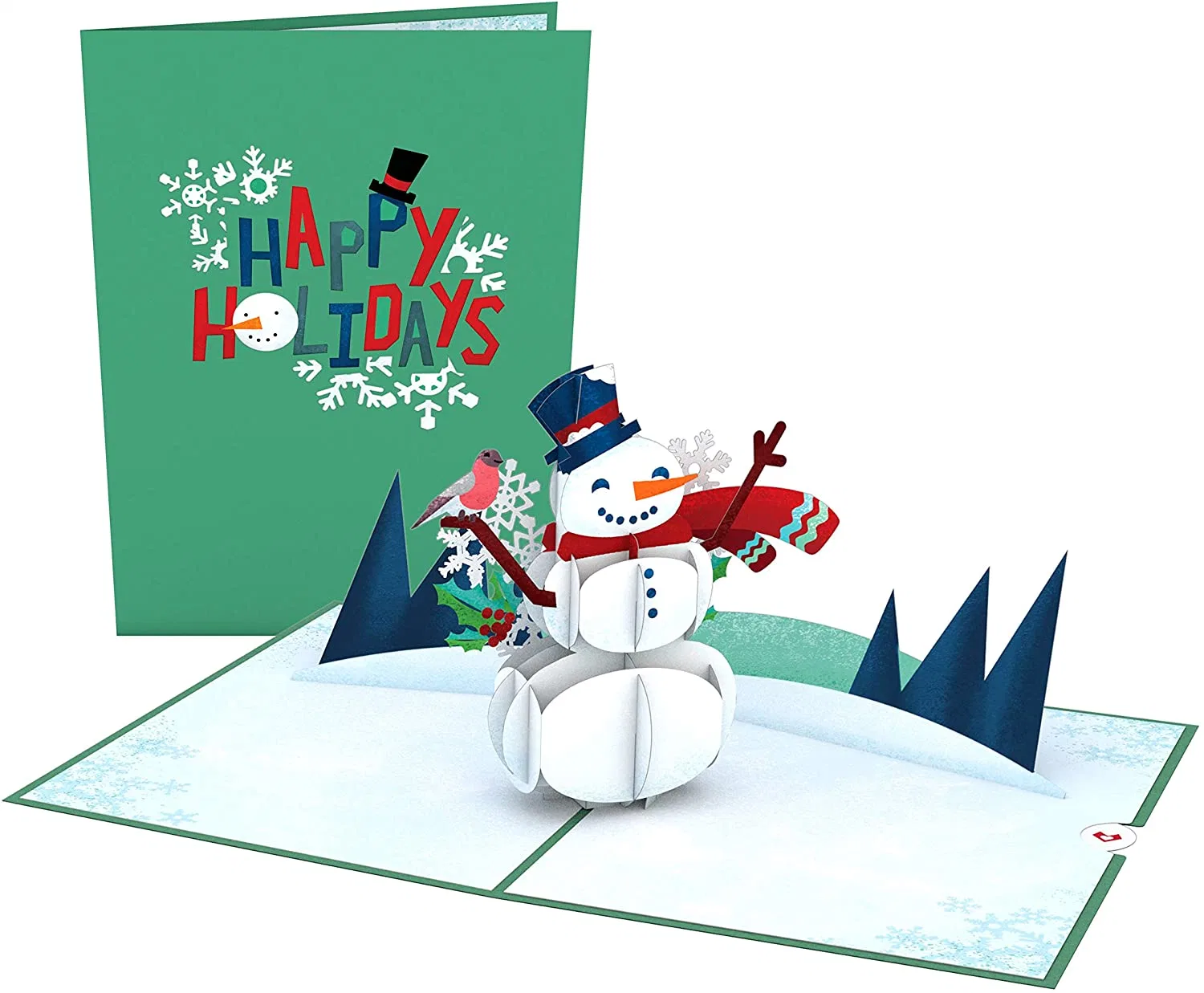 3D Christmas Snowman Pop up Cards Special Design Merry Christmas Cards