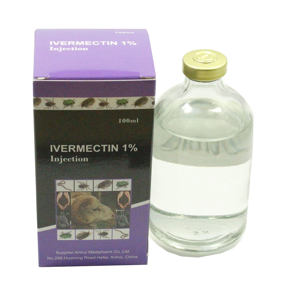 Ivermectina injectada 1% 100 ml de Medicina Veterinária com Vgmp