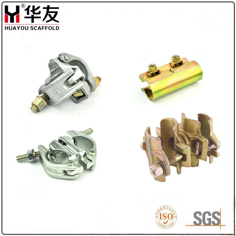 Building Material Steel Scaffolding Fastener Forged Coupler Pipe Fitting Made in China
